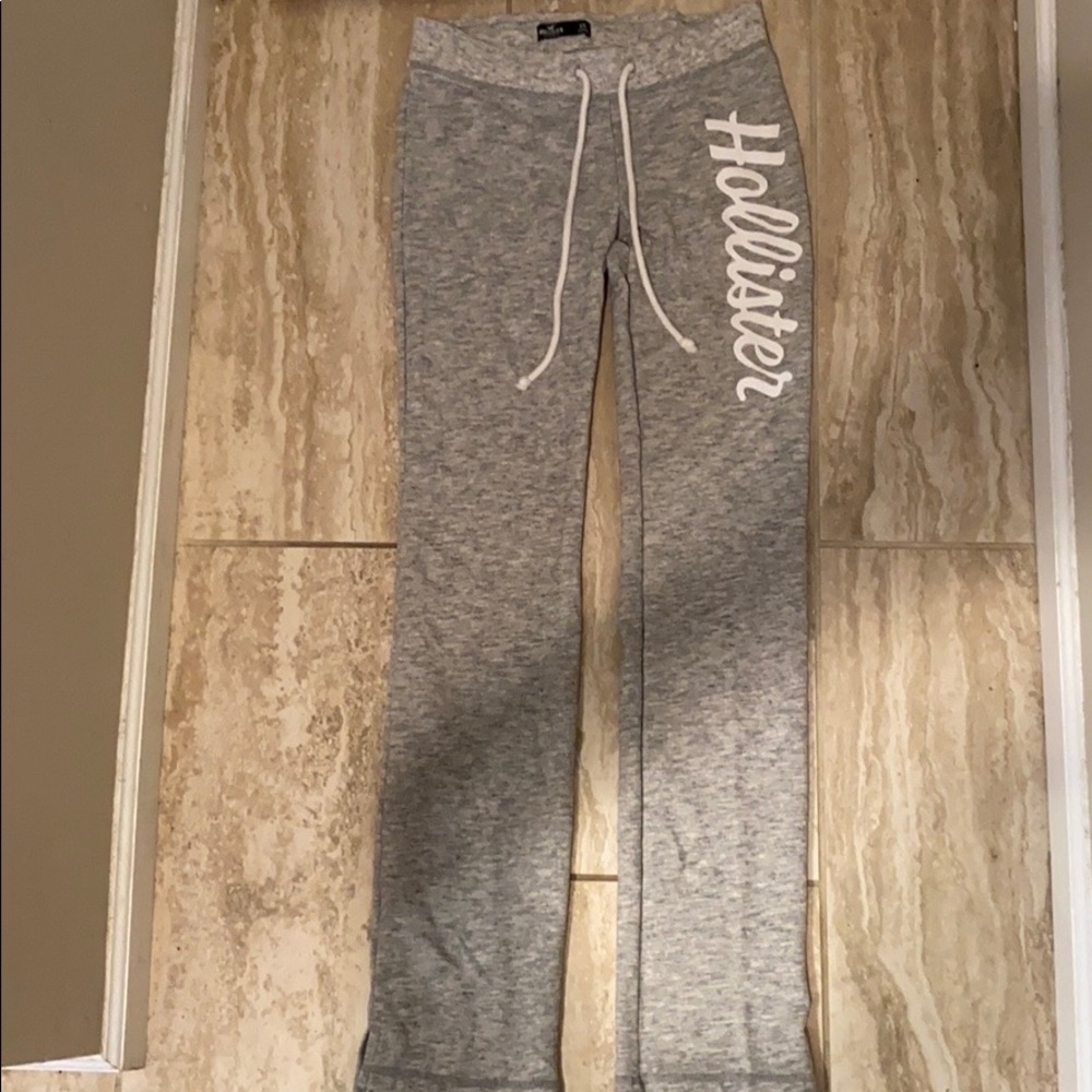 Hollister brand straight leg sweatpants